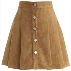Faux Suede Chicwish skirt